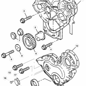 RETEN CIGUEÑAL DELANTERO MOTOR PERKINS JCB 02/101435