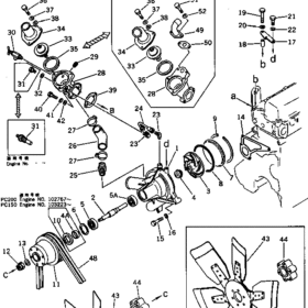 CORREA KOMATSU 04121-21757