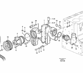 BOMBA AGUA MOTOR DEUTZ 04206613