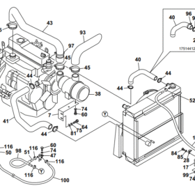 MANGUITO INFERIOR RADIADOR TAKEUCHI 0564037100