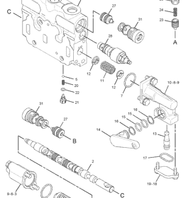 JUNTA SISTEMA HIDRAULICO CATERPILLAR 101-1983