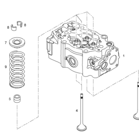 VALVULA ADMISION MOTOR LIEBHERR 10136752