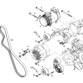 CORREA VENTILADOR LIEBHERR 10289149