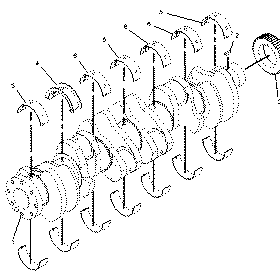 CASQUILLO BANCADA MOTOR CATERPILLAR 1077708