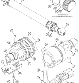 CASQUILLO CILINDRO HIDRAULICO CATERPILLAR KOMATSU CATERPILLAR 114-0756