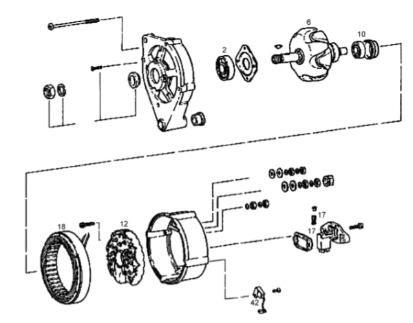 ALTERNADOR LIEBHERR 1176424