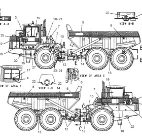 TORICA CATERPILLAR 123-6055