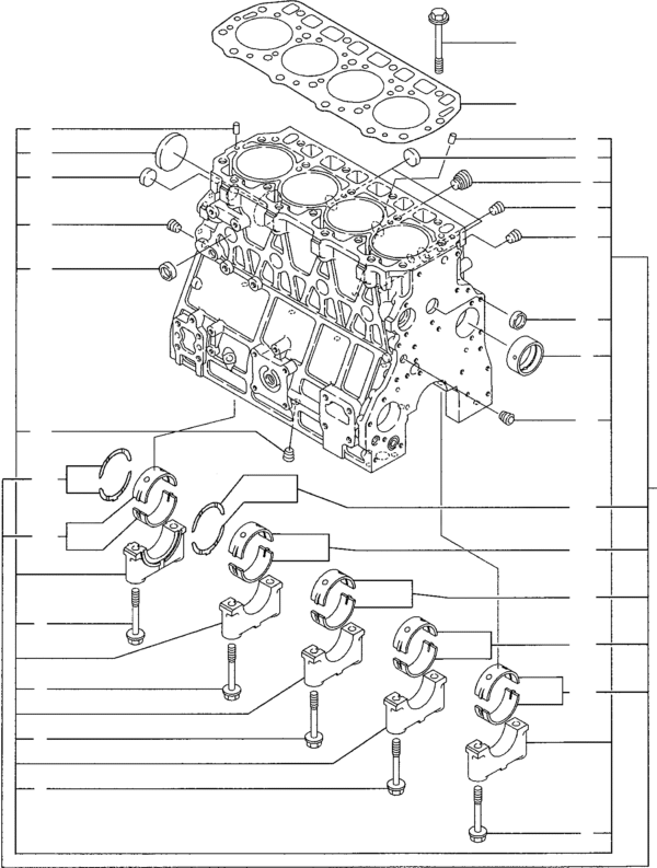 JUEGO COJINETES AXIAL YANMAR 123900-02930