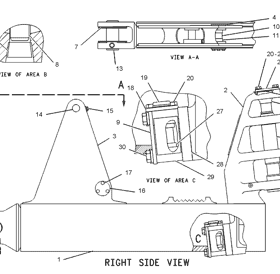 LAMINA AJUSTE CATERPILLAR 1245235