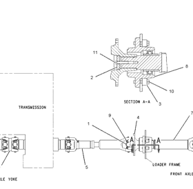 TRANSMISION COMPLETA II II CATERPILLAR 125-8807