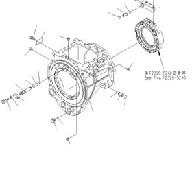 CARCASA CAMBIO KOMATSU 1341571110