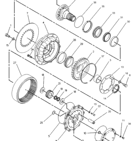 PIÑON EJE DELANTERO CATERPILLAR 1471759