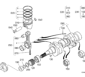 ARANDELA AXIAL MOTOR KUBOTA 15261-23544