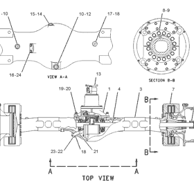 PINZA FRENO CATERPILLAR 1597596