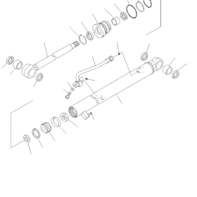 RETEN CILINDRO HIDRAUILICO KOMATSU 175-63-75190