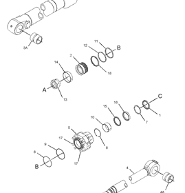 KIT EMPAQUETADURAS CAZO CATERPILLAR 1799625