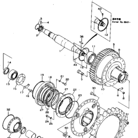 RETEN ESPEJO KOMATSU 180-27-00024