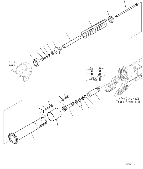 RETEN ESPEJO KOMATSU 180-30-14220