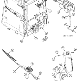MOTOR LIMPIAPARABRISAS CATERPILLAR 1898622
