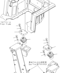 SILENTBLOCK CABINA KOMATSU 195-54-78410