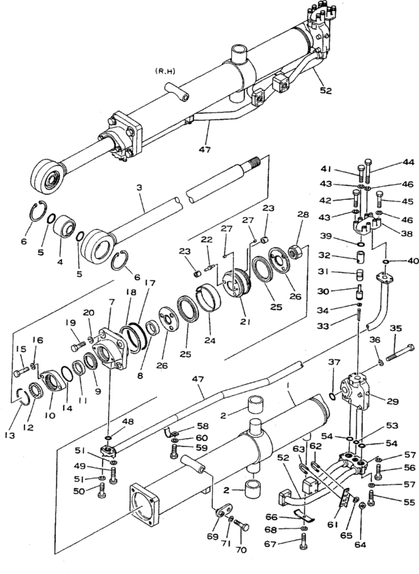KIT ELEVACION KOMATSU 195-63-05110