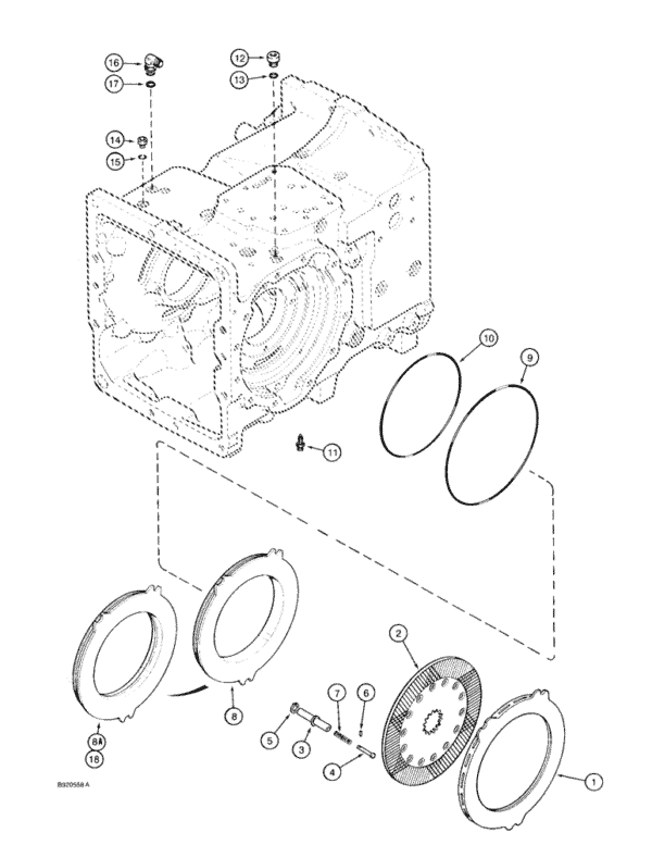 PISTON CASE 1995361C1