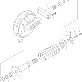 KIT EMPAQUETADURA TENSOR CADENA KOMATSU 201-30-75320
