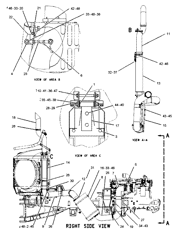 ABRAZADERA ESCAPE CATERPILLAR 2021839