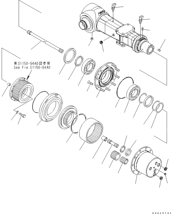 PALIER KOMATSU 20G-22-31150