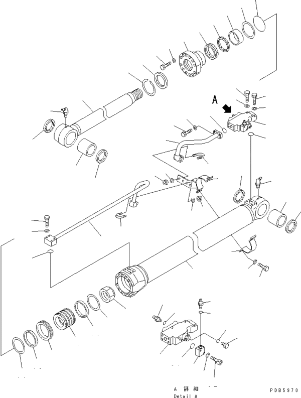 KIT EMPAQUETADURA ELEVACION KOMATSU 21P-63-K2102