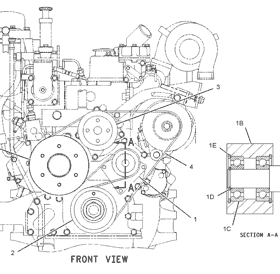CORREA CATERPILLAR 2228372