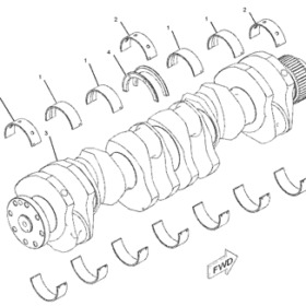 KIT CASQUILLO BANCADA MOTOR CATERPILLAR 2436717