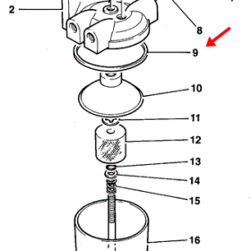 JUNTA VASO GASOIL MOTOR JCB 32/904708