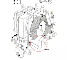 MANGUITO GOMA JCB 332/W3827
