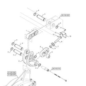 CLIP EJE DELANTERO VOLVO 370007