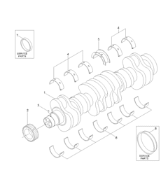 CASQUILLO BANCADA MOTOR CUMMINS HYUNDAI CATERPILLAR 3929016