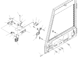 MANETA PUERTA DERECHA KOMATSU 421-56-11730
