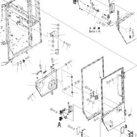 MANIVELA PUERTA 424-926-3260 KOMATSU 424-926-3261