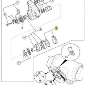 PASTILLA FRENO MANO JCB 478/00849