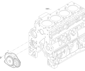 BOMBA ACEITE MOTOR CASE 4897480