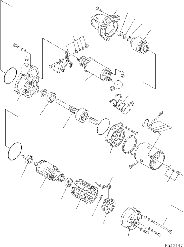 MOTOR ARRANQUE KOMATSU 600-813-3610