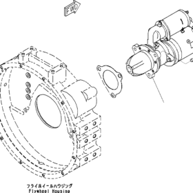 MOTOR ARRANQUE KOMATSU 600-863-8111