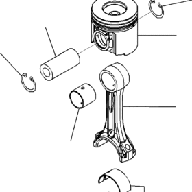 BULON PISTON DCA KOMATSU 6151-31-2410
