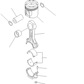 PISTON KOMATSU 6164-31-2121