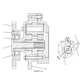 BOMBA CONVERTIDOR CATERPILLAR 6Y6712