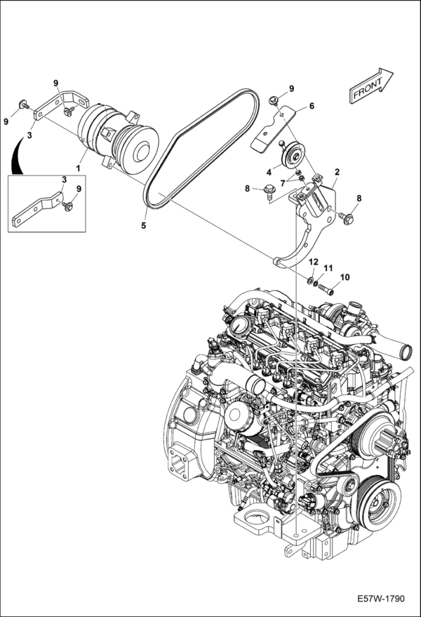 RODILLO TENSOR BOBCAT 7006557