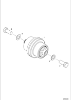 RODILLO INFERIOR JCB BOBCAT 7013577