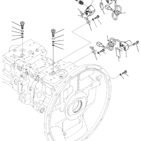 SOLENOIDE PILOTAJE BOMBA HIDRAULICA KOMATSU 702-21-57600