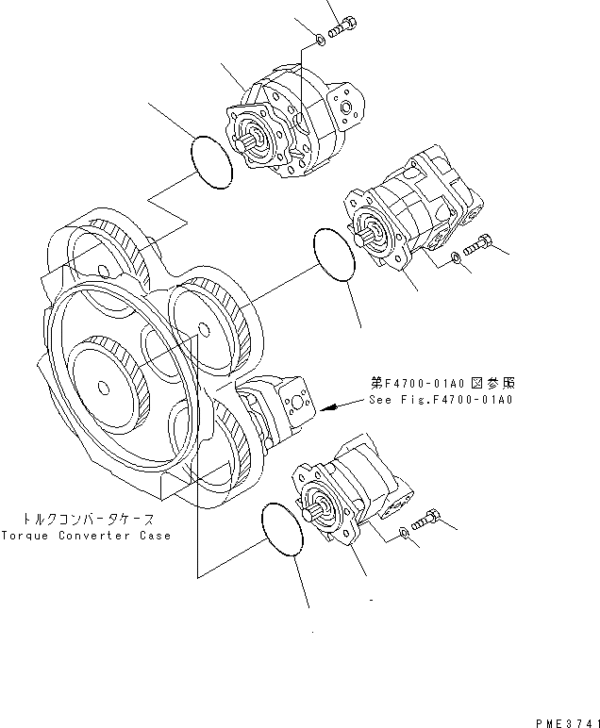 BOMBA HIDRAULICA KOMATSU 705-52-30490