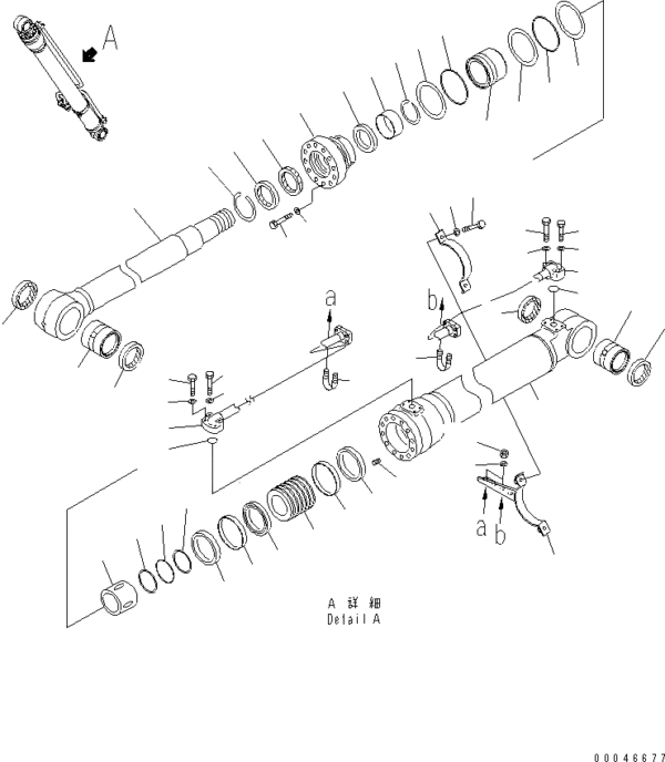 KIT EMPAQUETADURAS ELEVACIÓN KOMATSU 707-98-46280